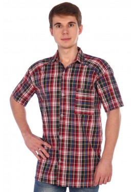 Рубашка мужская шотландка РШ-1