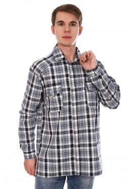 Рубашка мужская шотландка РШ-5